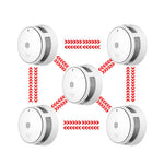 Lade das Bild in den Galerie-Viewer, 5pcs interlinked smoke alarms