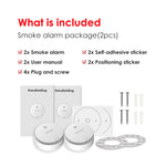 Load image into Gallery viewer, DHI-HY-SA20A_2PCS two smoke alarms Package List