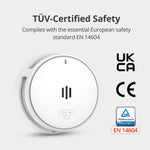 Afbeelding in Gallery-weergave laden, S05-R8-A Interlinked smoke alarm new certification