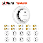 Load image into Gallery viewer, Wisualarm 10-pack smoke detectors with 5 year battery for reliable home fire safety