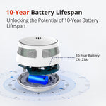 Load image into Gallery viewer, Wisualarm S05-R8-A Interlinked Smoke Alarm New 10 Year Battery Lifespan Unlocking the potential of 10-year battery lifespan