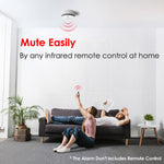 Load image into Gallery viewer, smoke_alarm_can_be_mute_easily_by_any_infrared_remote_control_at_home_1
