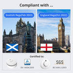 Load image into Gallery viewer, BD-3S1H-R8 4PC Interlinked Smoke And Heat Alarms Certi.
