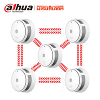 5pcs interlinked smoke alarms
