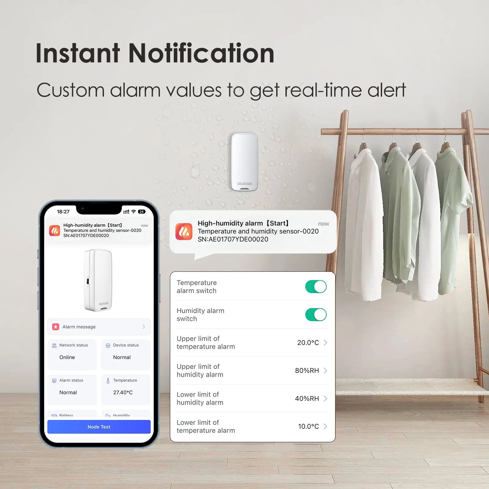 DHI-HY-ES10A-R8 Environmental Sensor notification