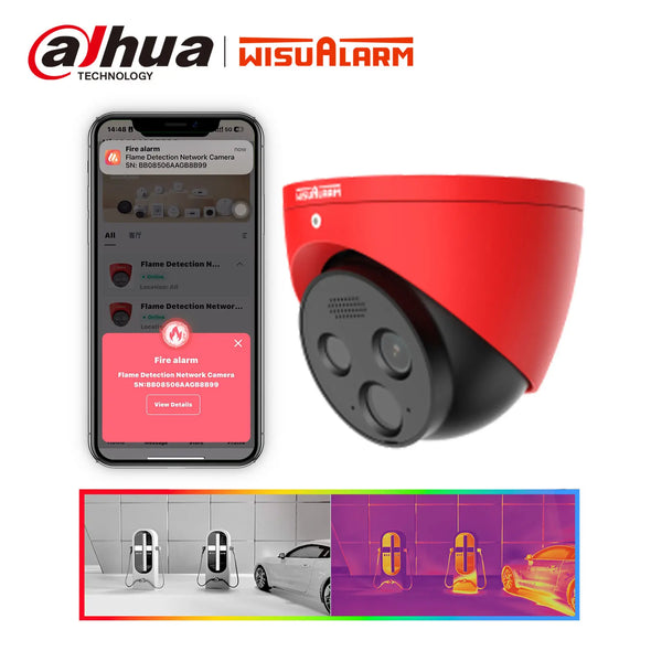 DHI-HY-FT431LDP-MB Flame Detection Eyeball Network Camera