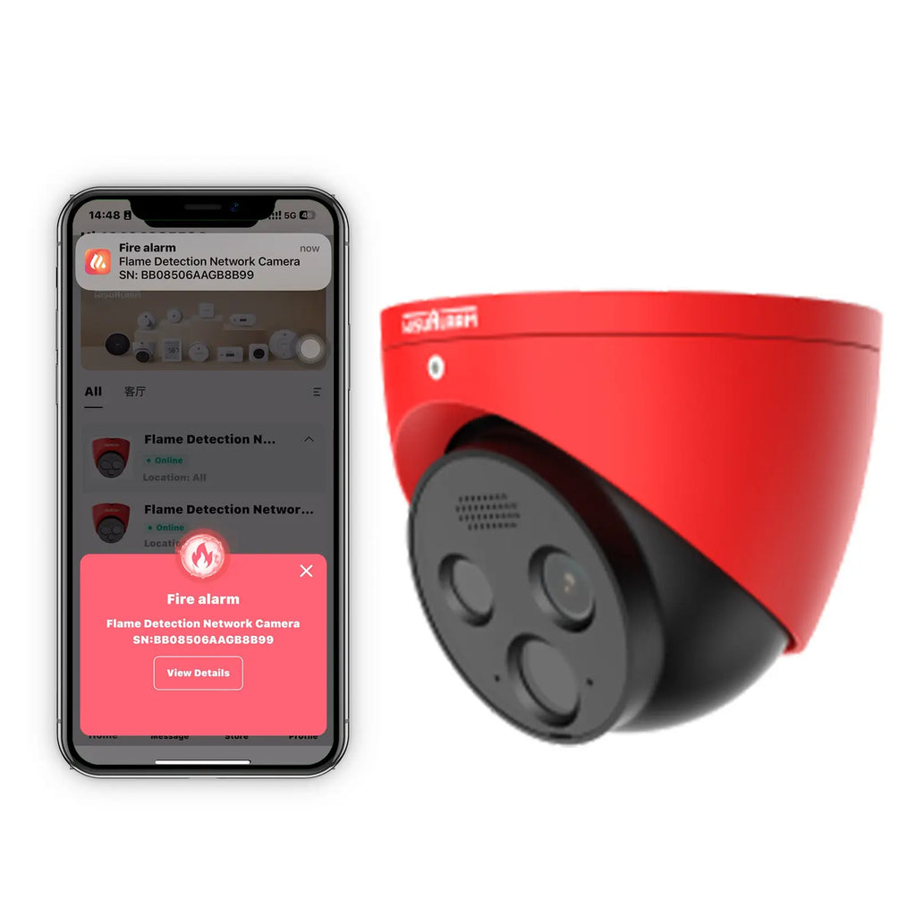 DHI-HY-FT431LDP-MB Flame Detection Eyeball Network Camera