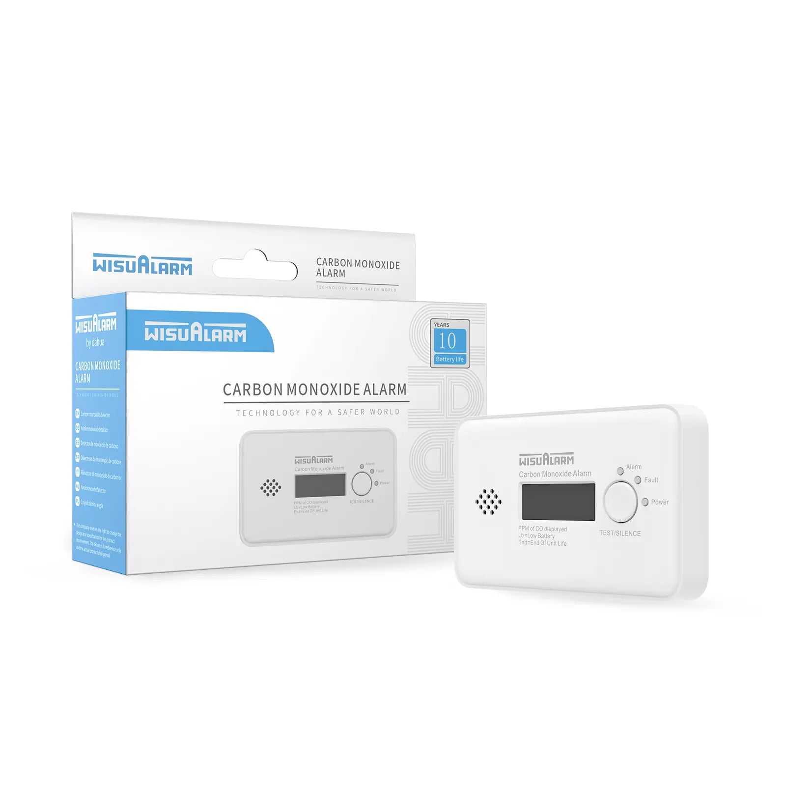 DHI-HY-GC20C Standalone Carbon Monoxide Alarm Package Box