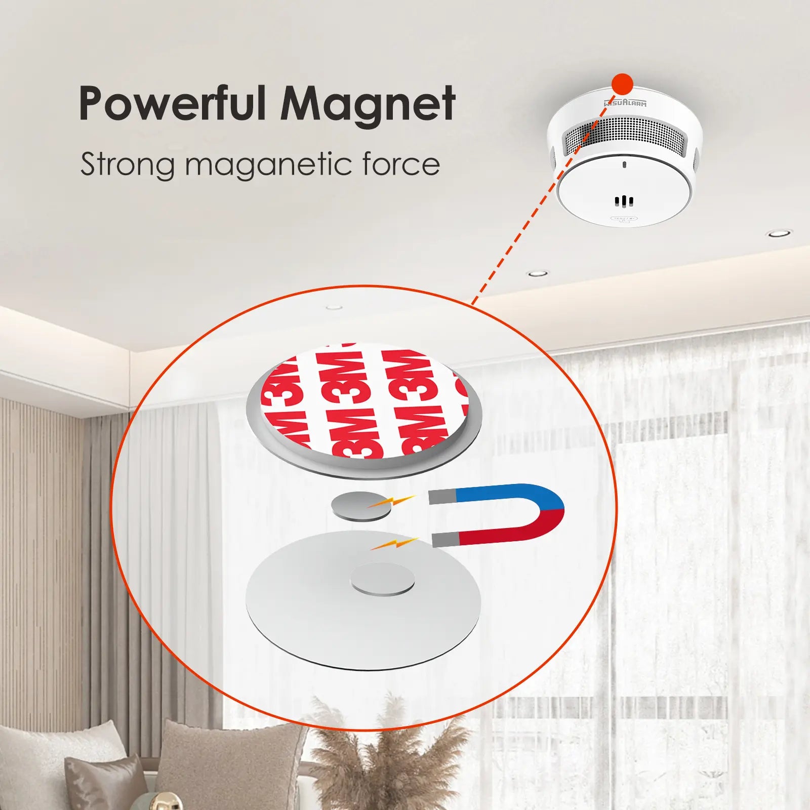 DHI-HY-MAP01 Magnetic Adhesive Pad powerful magnet