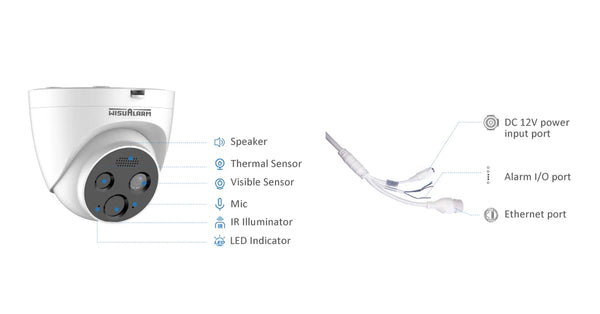 HY-FT431LD Flame Detection Network Camera Pro Description