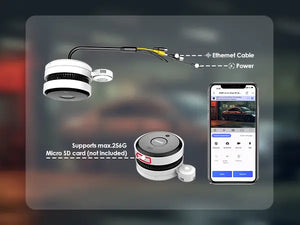 HY-SAV849HA-ET smoke sensing network camera how to install