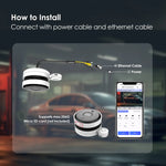 Lade das Bild in den Galerie-Viewer, HY-SAV849HA-ET smoke sensing network camera pro how to install
