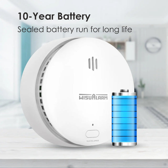 5x Interlinked Smoke Alarms | 10yr Battery | EN 14604