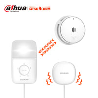Smoke Alarm Kit for Deaf & Hard of Hearing – With Strobe & Bed Shaker