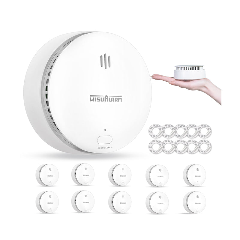 10 Years Battery Smoke Alarm (10PC)