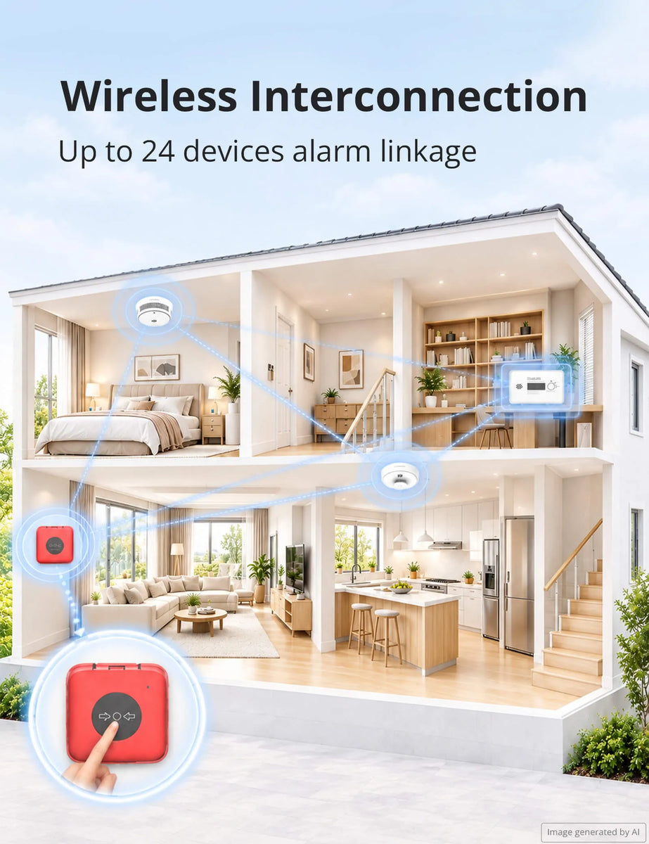 (Pre-sale) Wireless Manual Emergency Fire Alarm Button – WISUALARM UK