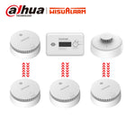 Load image into Gallery viewer, Wisualarm 4S1C1H-R8 interlinked smoke alarm and heat alarm and carbon monoxide alarm bundle
