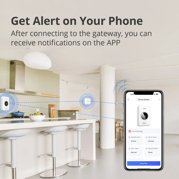 Wisualarm DHI-HY-GA20A-R8 interlinked gas alarm app notification