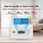 Load image into Gallery viewer, Wisualarm DHI-HY-GC20C Standalone Carbon Monoxide alarm sound loud when CO concentration reached
