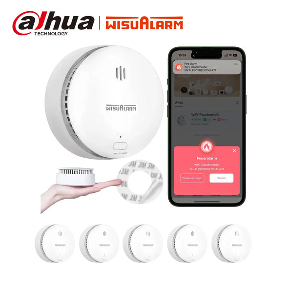 Wisualarm DHI-HY-SA2FA 5PC wifi Smoke alarms