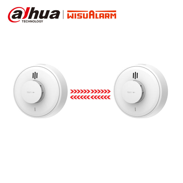Wisualarm H01-R8-2PCS Interlinked heat alarms 2pcs