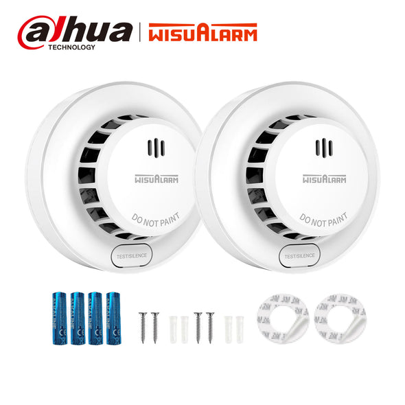 Wisualarm S01-2pcs Standalone Smoke Alarms