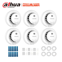 Wisualarm S01-6pcs Standalone Smoke Alarm with AA battery