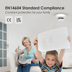Load image into Gallery viewer, Wisualarm S01 AA battery smoke alarm EN14604 Standard Compliance
