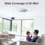 Load image into Gallery viewer, Wisualarm S04-R8_smoke_alarm_wide_coverage of 20-40㎡
