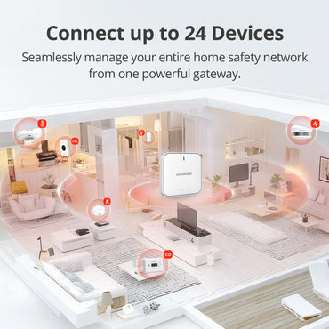 Wisualarm gateway connect up to 24 devices