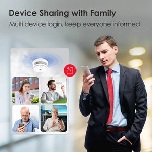 gateway connect to smoke alarm to sharing device with your family
